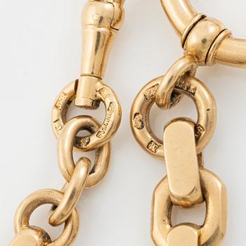Watch chain, 18k gold, G. Dahlgren & Co, Malmö, 1930.
