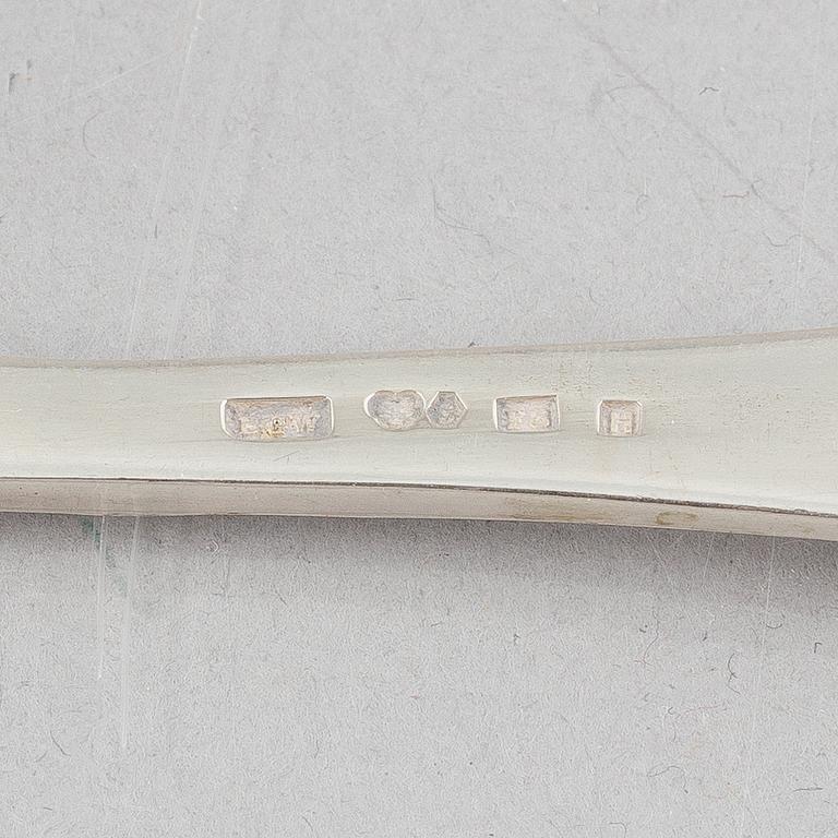 A 43-piece Swedish silver cutlery, mark of Ragnar Wahlbergs Guldsmedsaffär, Härnösand, including 1937.