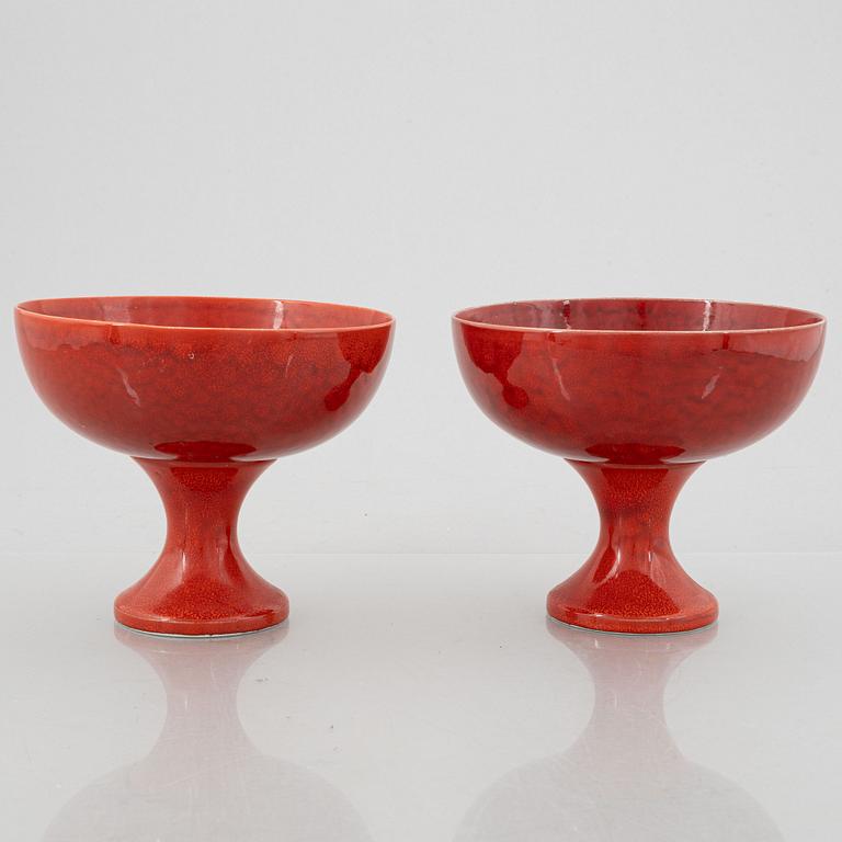 Stig Lindberg, a pair of bowls from the series 'Ting', Gustavsberg.