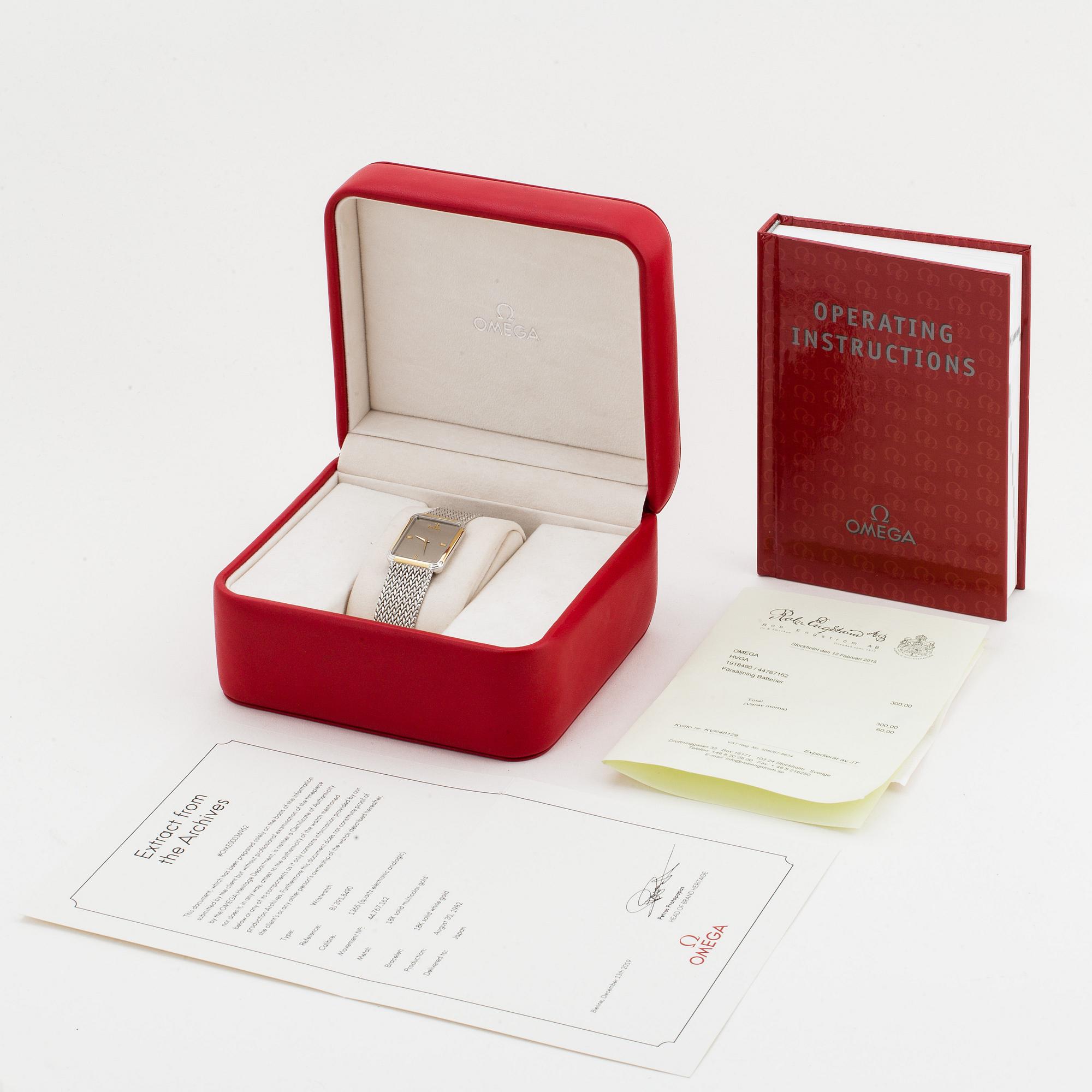 OMEGA, wristwatch, 24 x 29 mm.