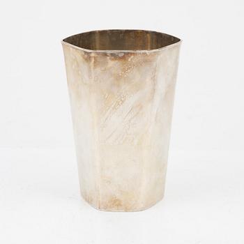 Sven-Arne Gillgren, vas, sterlingsilver, Guldsmedsaktiebolaget GAB, Stockholm, 1960.