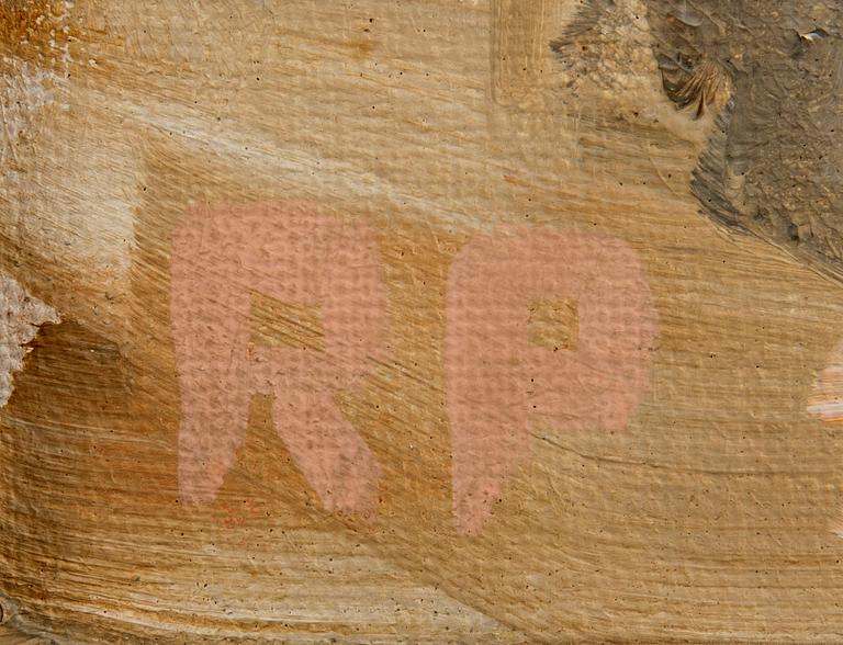 Ragnar Person, Interior with Figures.