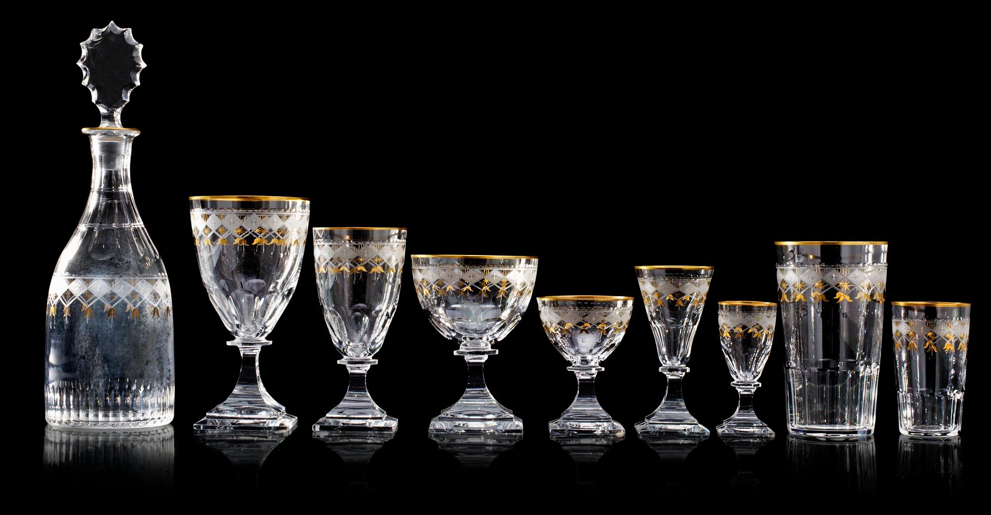 A Kosta ´Junior´ 87 pieces glass service.