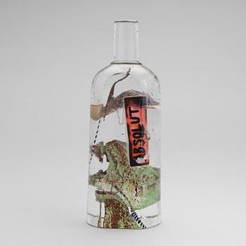 BERTIL VALLIEN, glas, skulptur ABSOLUT, signerad "B. Vallien".
