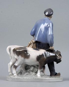 FIGURINER, 2 st, porslin, Bing & Gröndal samt Kongl. Dansk.