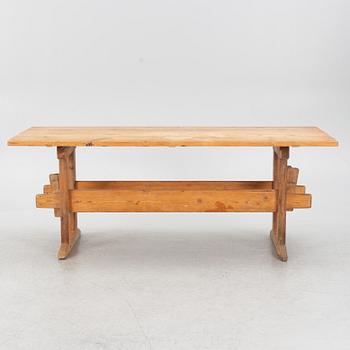 Pinewood table, first half of the 20th century.