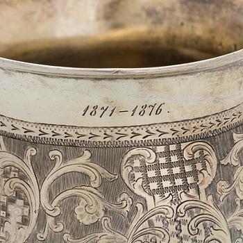 Bägare, silver, Moskva 1848.
