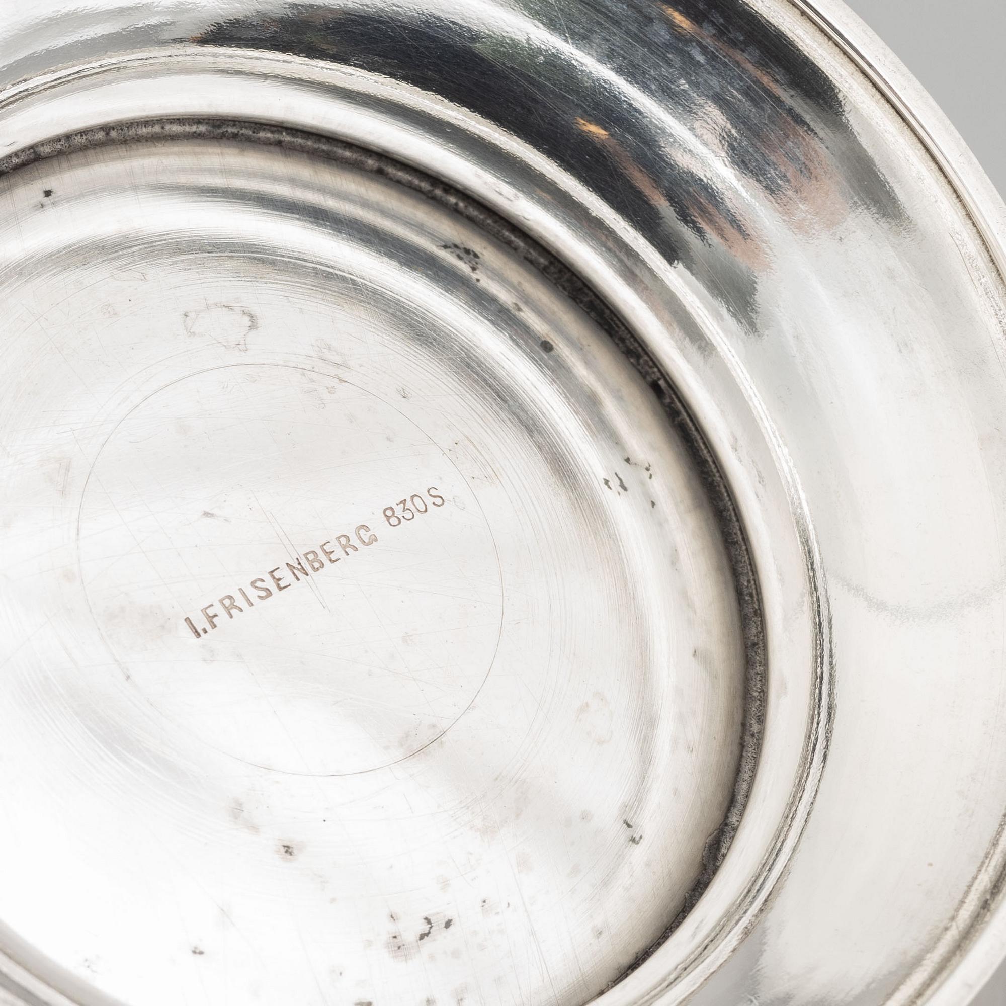 A three-piece silver coffee service, Norway & Denmark, late 19th and early 20th century.