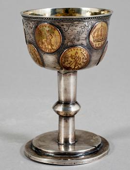 KALK, silver, 17/1800-tal. Totalvikt 144,8 g.
