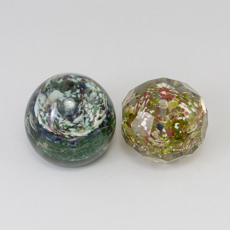 BREVPRESSAR, 2 st, glas, 1900-talets början.