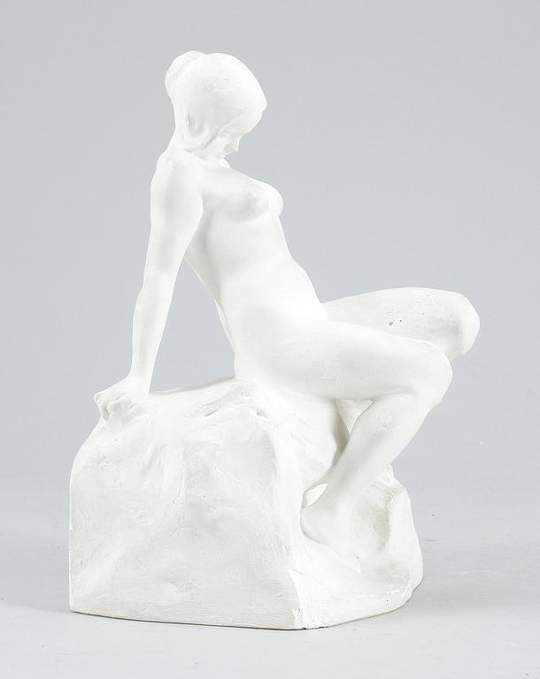 CARL ELDH, efter, skulptur, gips, signerad.