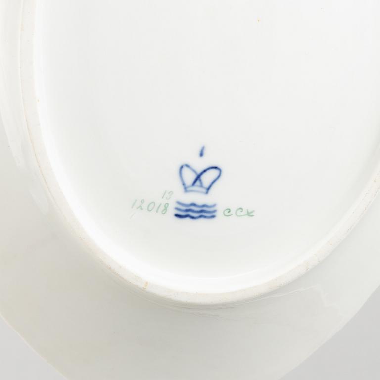 A 61-piece porcelain dinner service, Royal Copenhagen, Denmark, early 20th century.