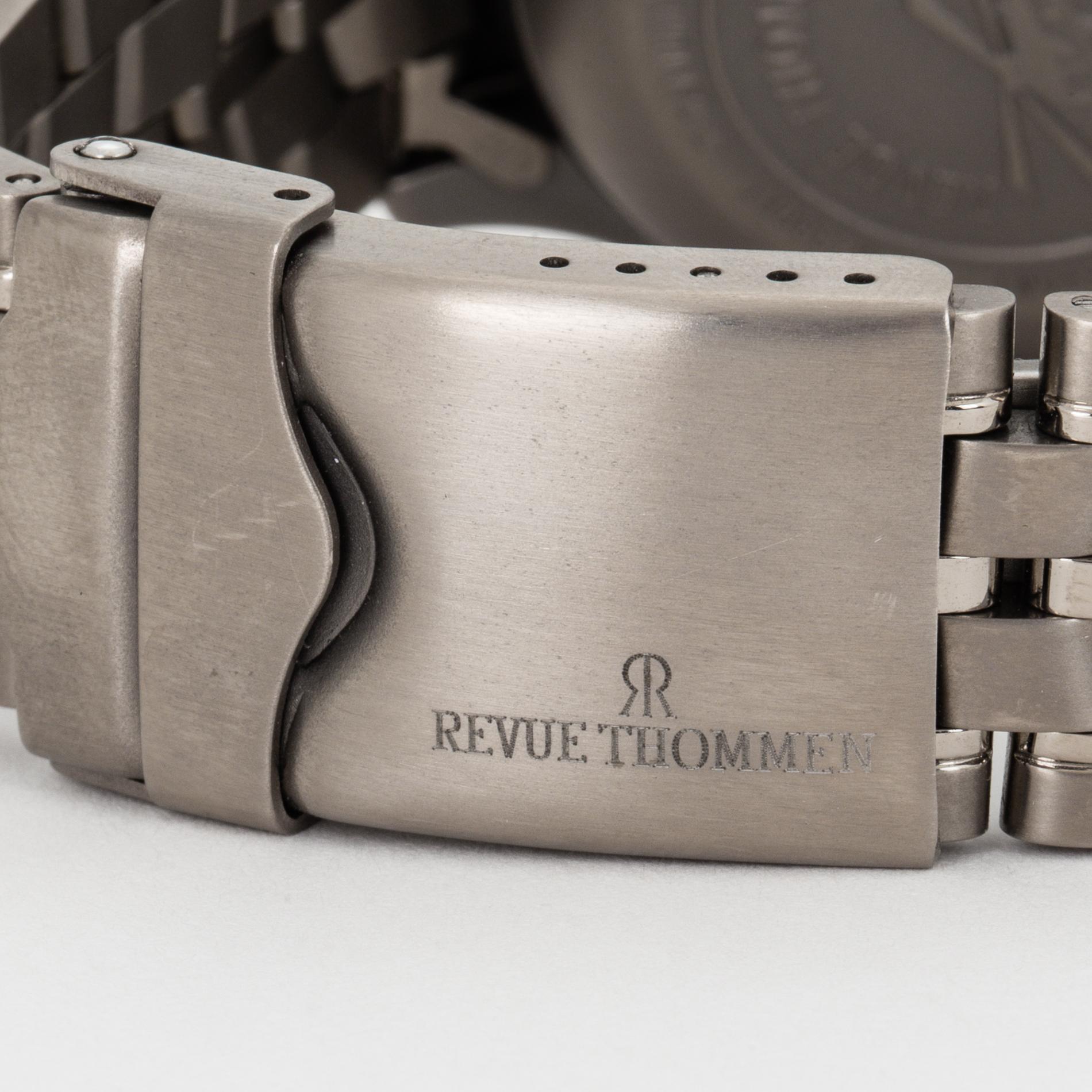 REVUE THOMMEN, airspeed, armbandsur, kronograf, 39 mm.