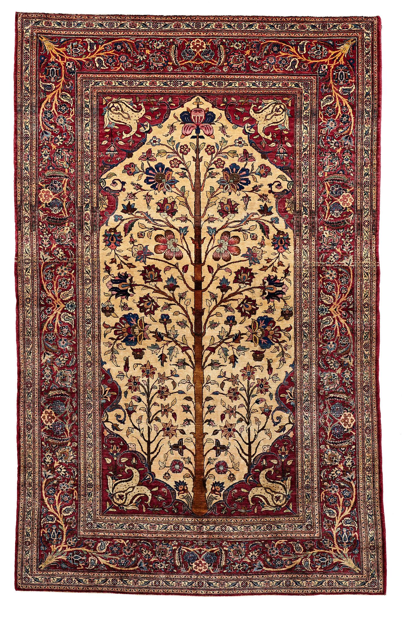 MATTA, semiantik silke Keshan, ca 205 x 131,5 cm.