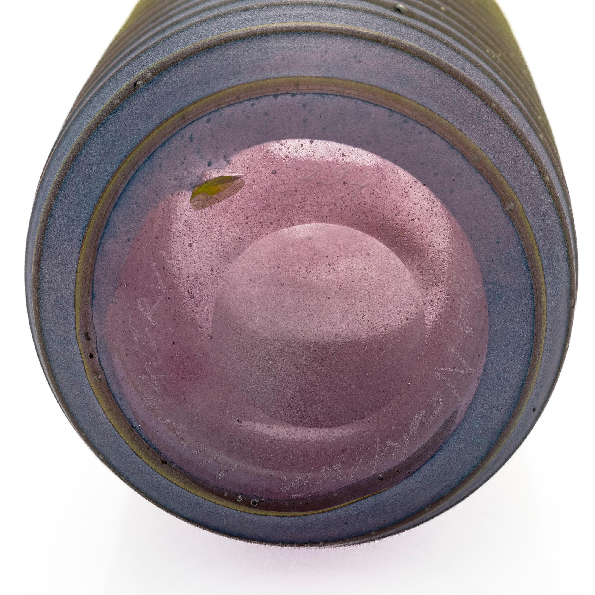 Tiina Nordström, an art glass signed Tiina Nordström, Nuutajärvi 1994.