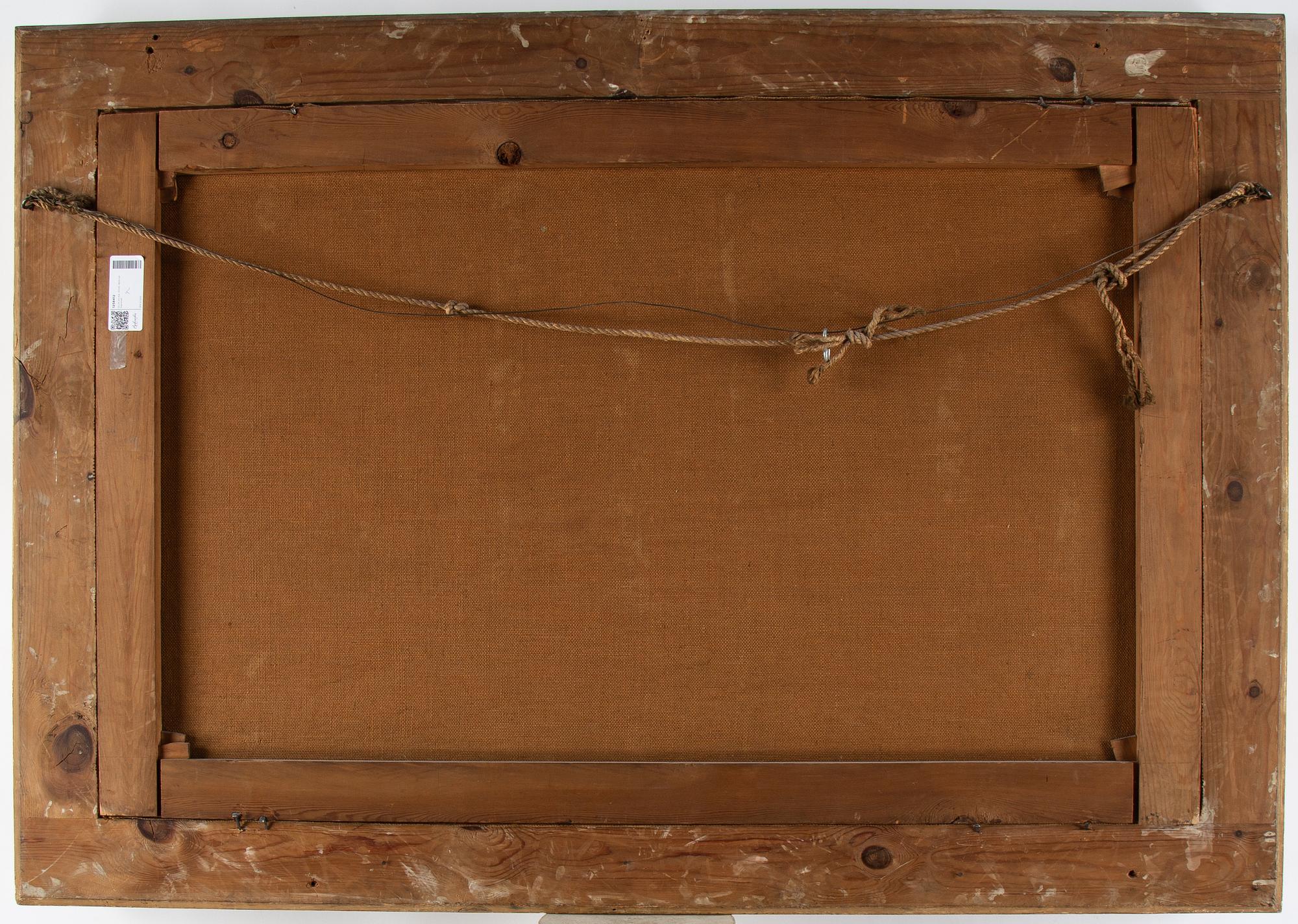 UNKNOWN ARTIST, oil on canvas, siugned E., Dahlberg and dated 1881.