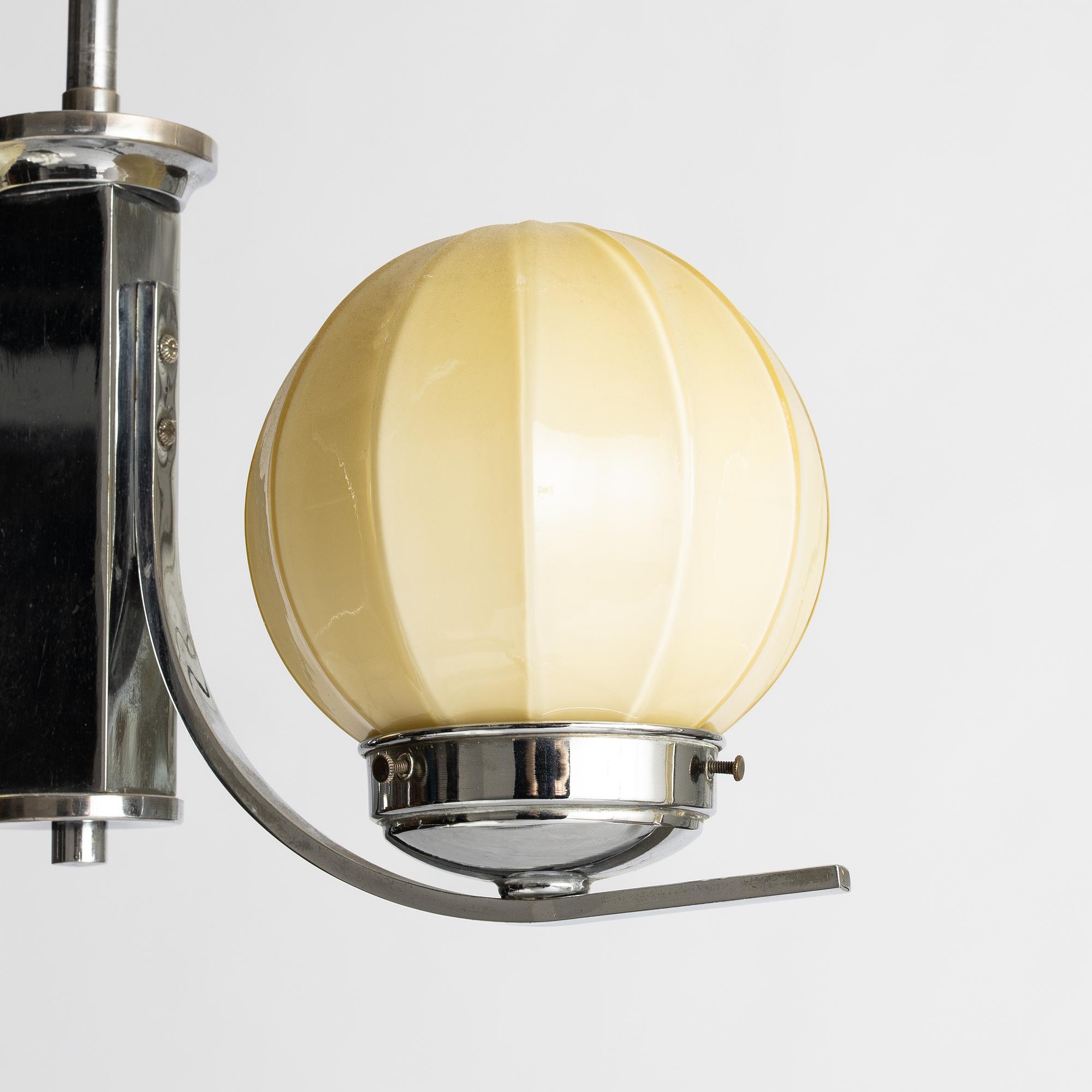 Taklampa, funkis, 1930-tal.