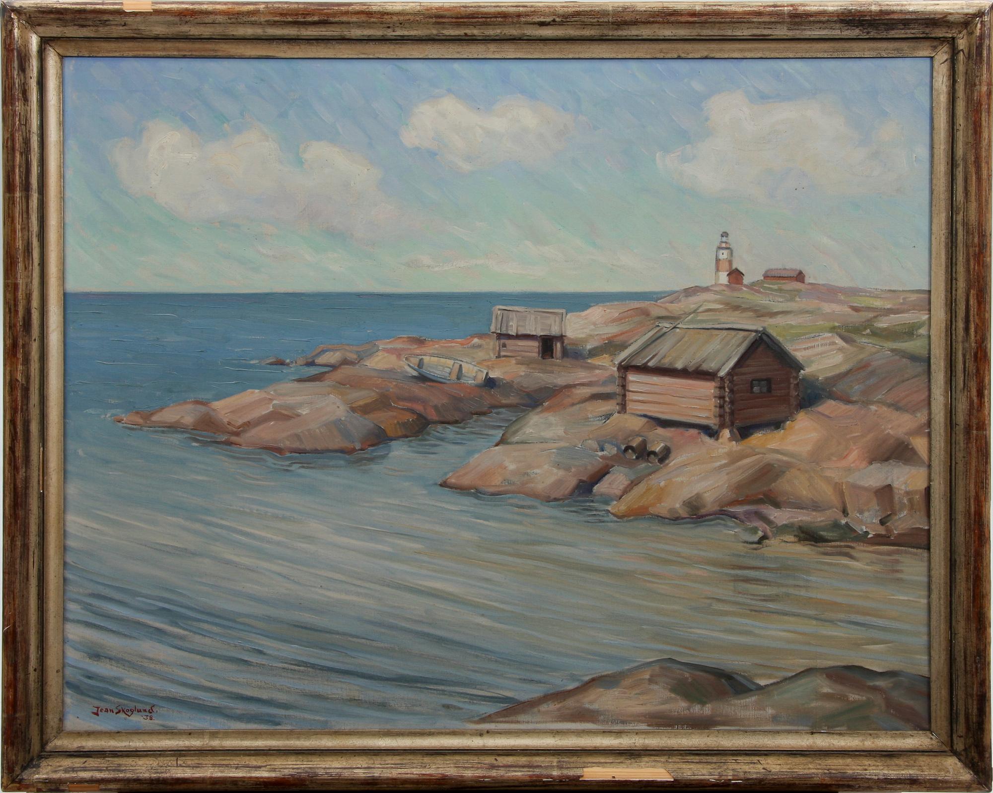 JEAN SKOGLUND, olja på duk, sign.