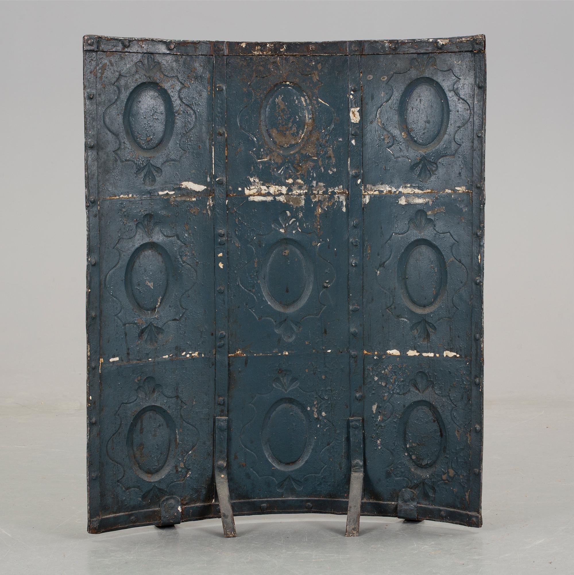 ELDSKÄRM, senbarock, 1700-talets andra hälft.