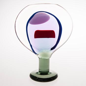 Oiva Toikka, A late 1960s 'Lollipop' glass sculpture signed Oiva Toikka, Nuutajärvi Notsjö.