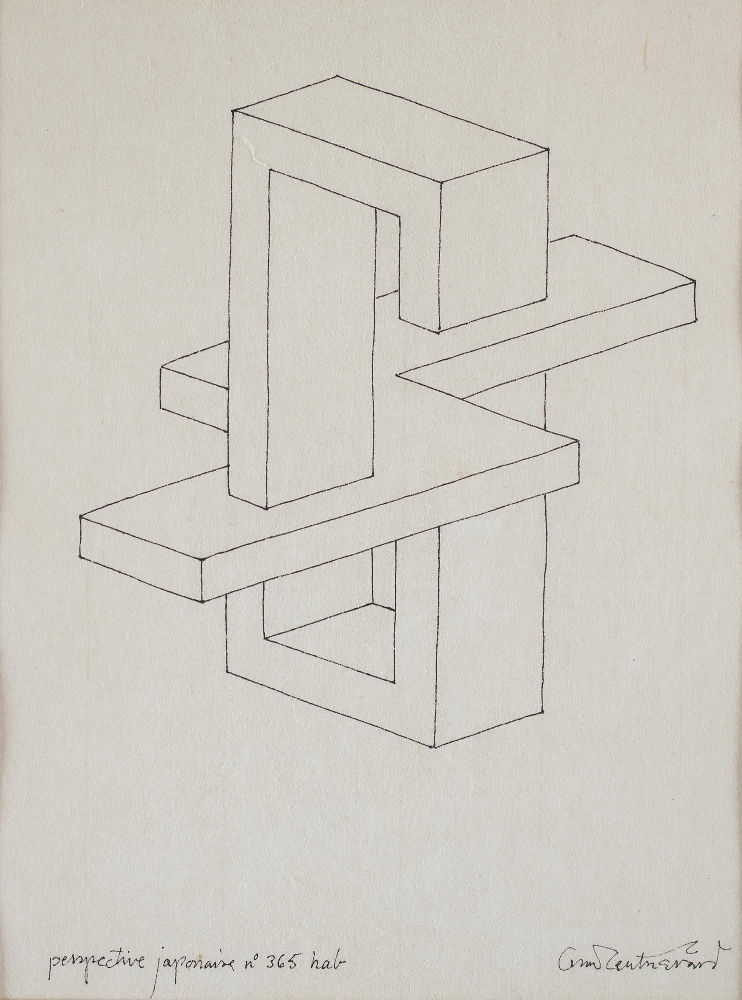 Oscar Reutersvärd, "Perspective japonaise no 365".