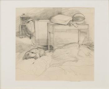 OLA BILLGREN, pencil, signed.