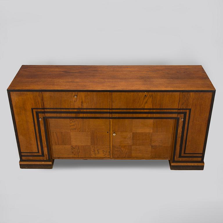 A 1930s functionalist style sideboard.