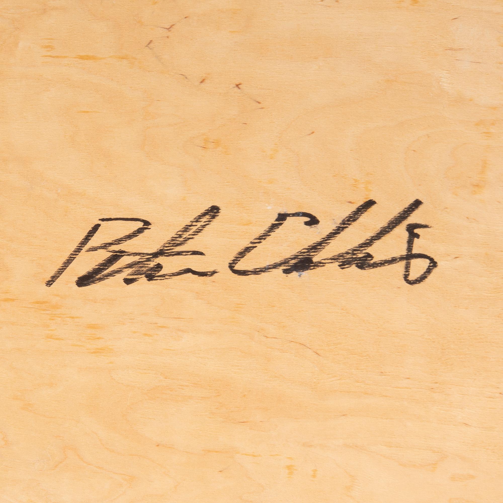 Peter Eklås, coffee table / media bench, "Velodrome", Designtorget, 2000s.