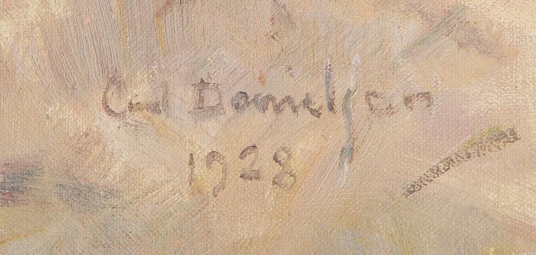 Carl Otto Danielson, Hunting Dog with Prey.