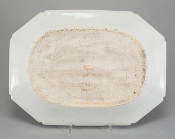 STEKFAT, porslin, Kina, 1700-tal.