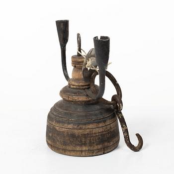 Candle holder, folk art, 17th/18th century.