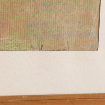 AXEL KARGEL, pastell, signerad.