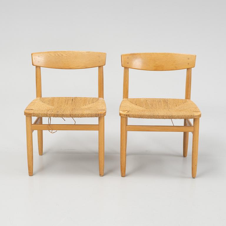 Børge Mogensen, a set of six 'Öresundä chairs from Karl Andersson & Säner.