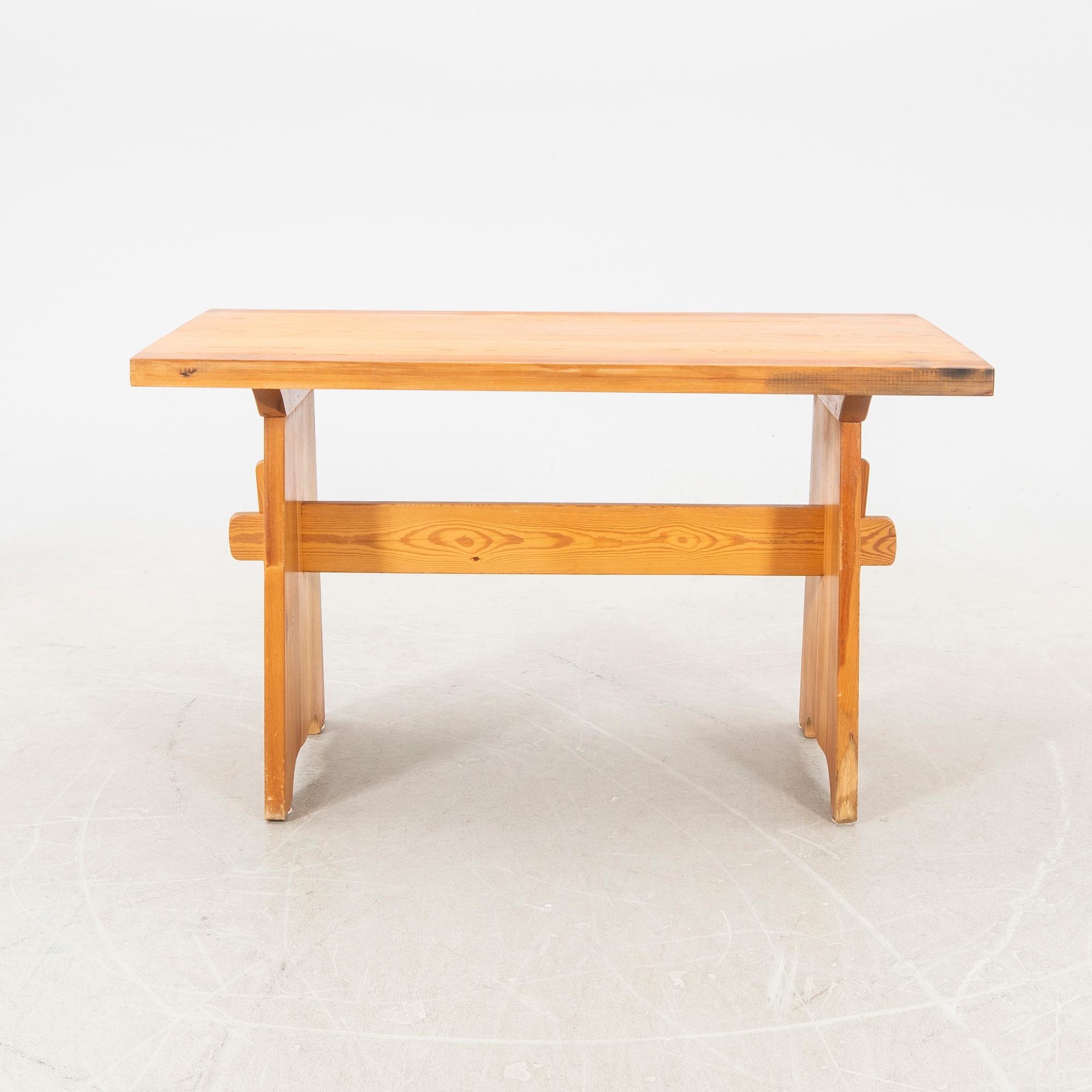 Göran Malmvall, table and chairs, 4 pcs, 1940s/50s.