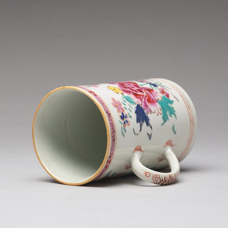 MUGG, kompaniporslin. Qingdynastin, Qianlong (1736-95).