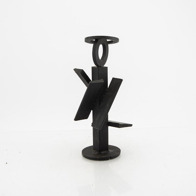Sven Carlsson,  metal sculpture singed and dated 70.