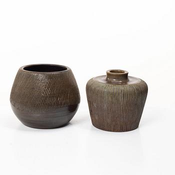Edgar Böckman, two vases.
