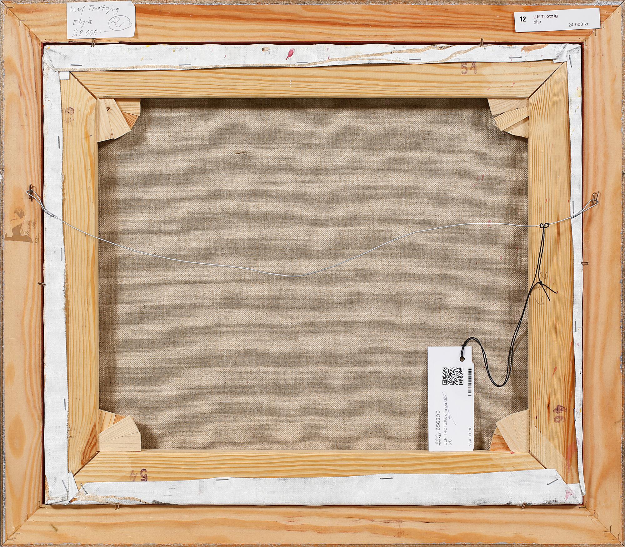 ULF TROTZIG, olja på duk, signerad.