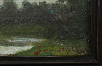 SEVERIN NILSON, olja på duk, signerad Severn Nilson.