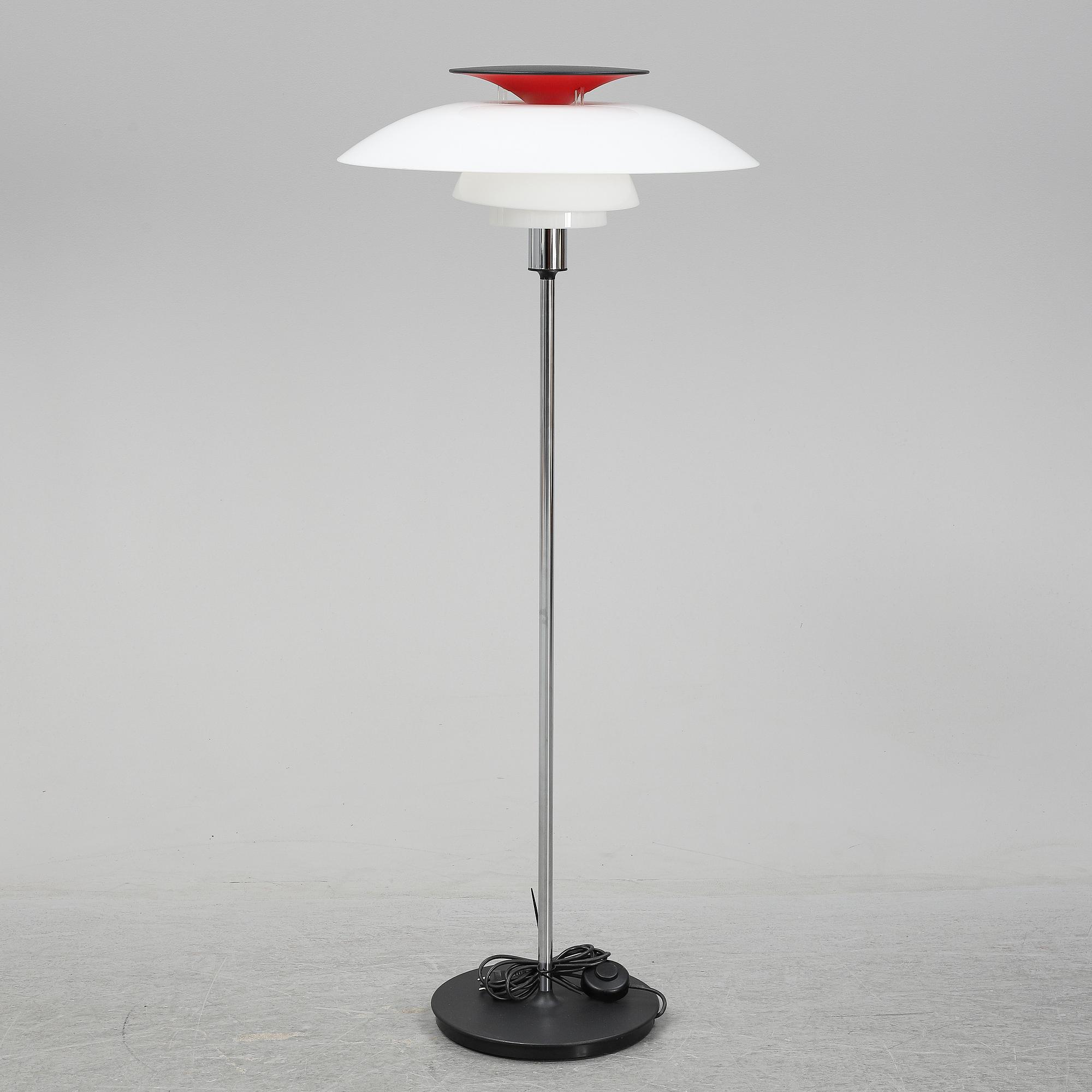 POUL HENNINGSEN, a 'PH 80' floor light,  Louis Poulsen, Denmark.