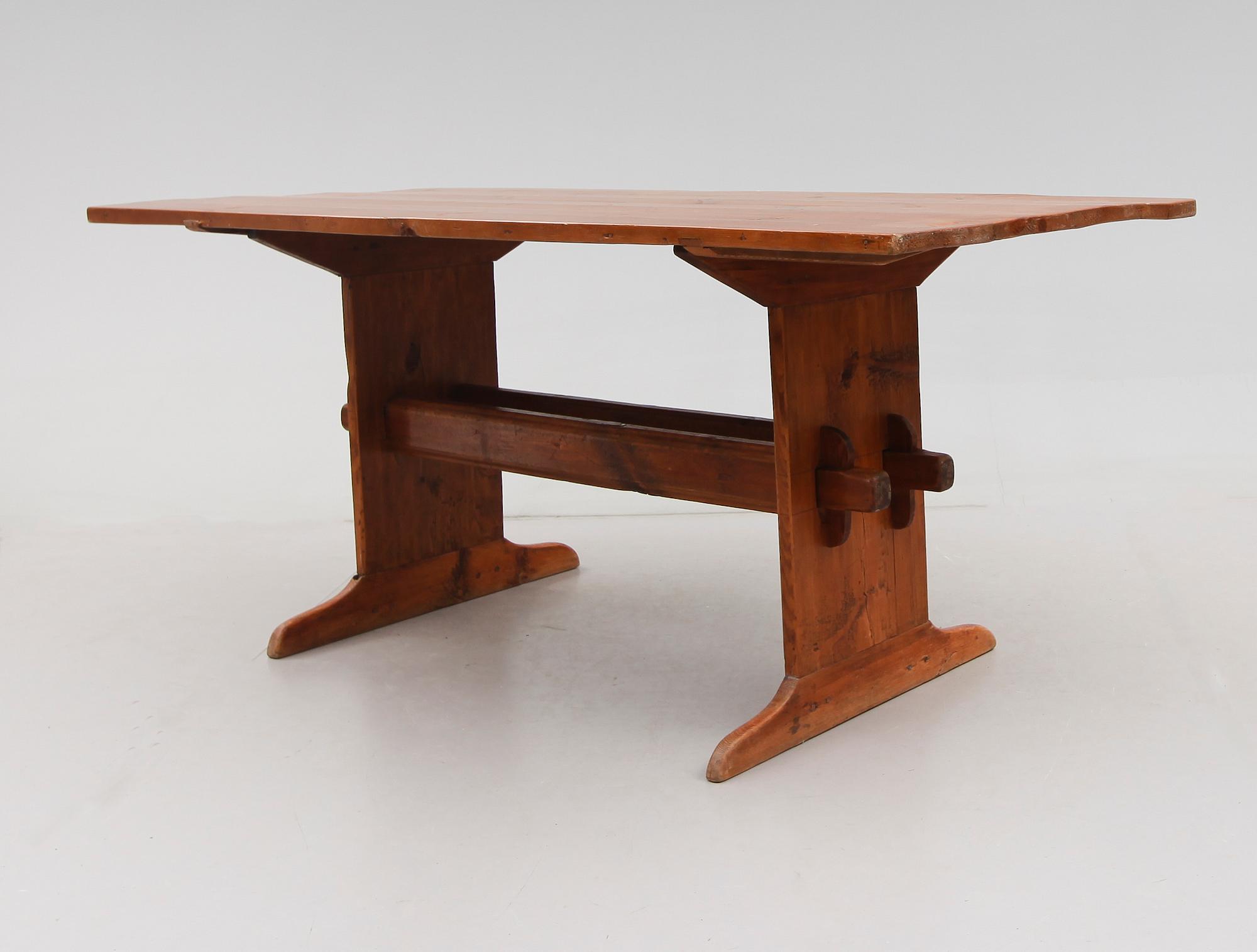 BOCKBORD, allmoge, 1800-talets första hälft.