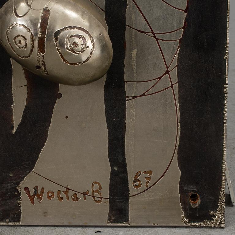 WALTER BENGTSSON, Relief/sculpture, metal & enamel, signed and dated -67.