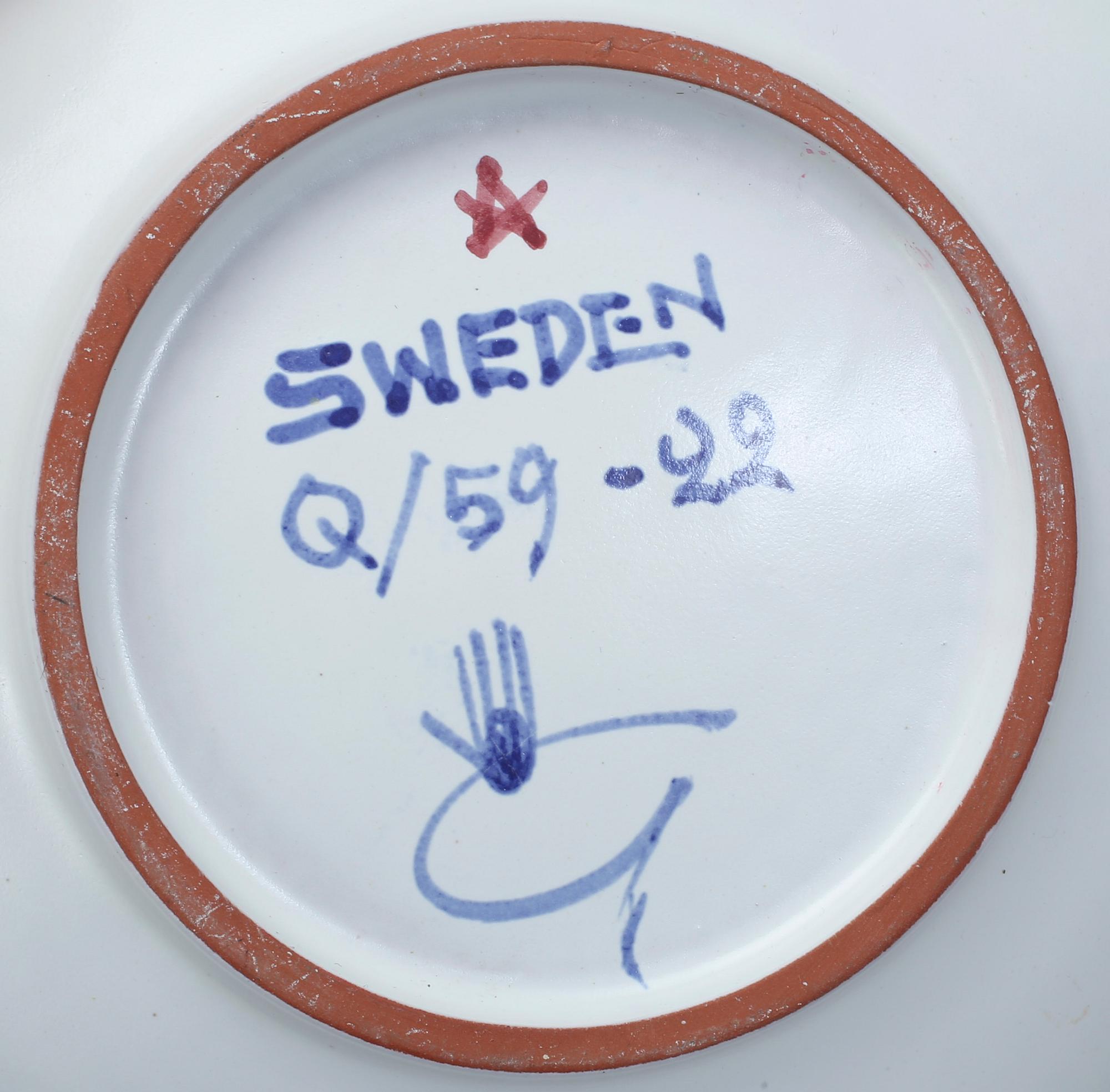 FAT, fajans, Stig Lindberg, Gustavsbergs studio.