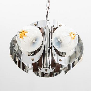Chandelier, Mazzega, Murano, Italy, second half of the 20th century.