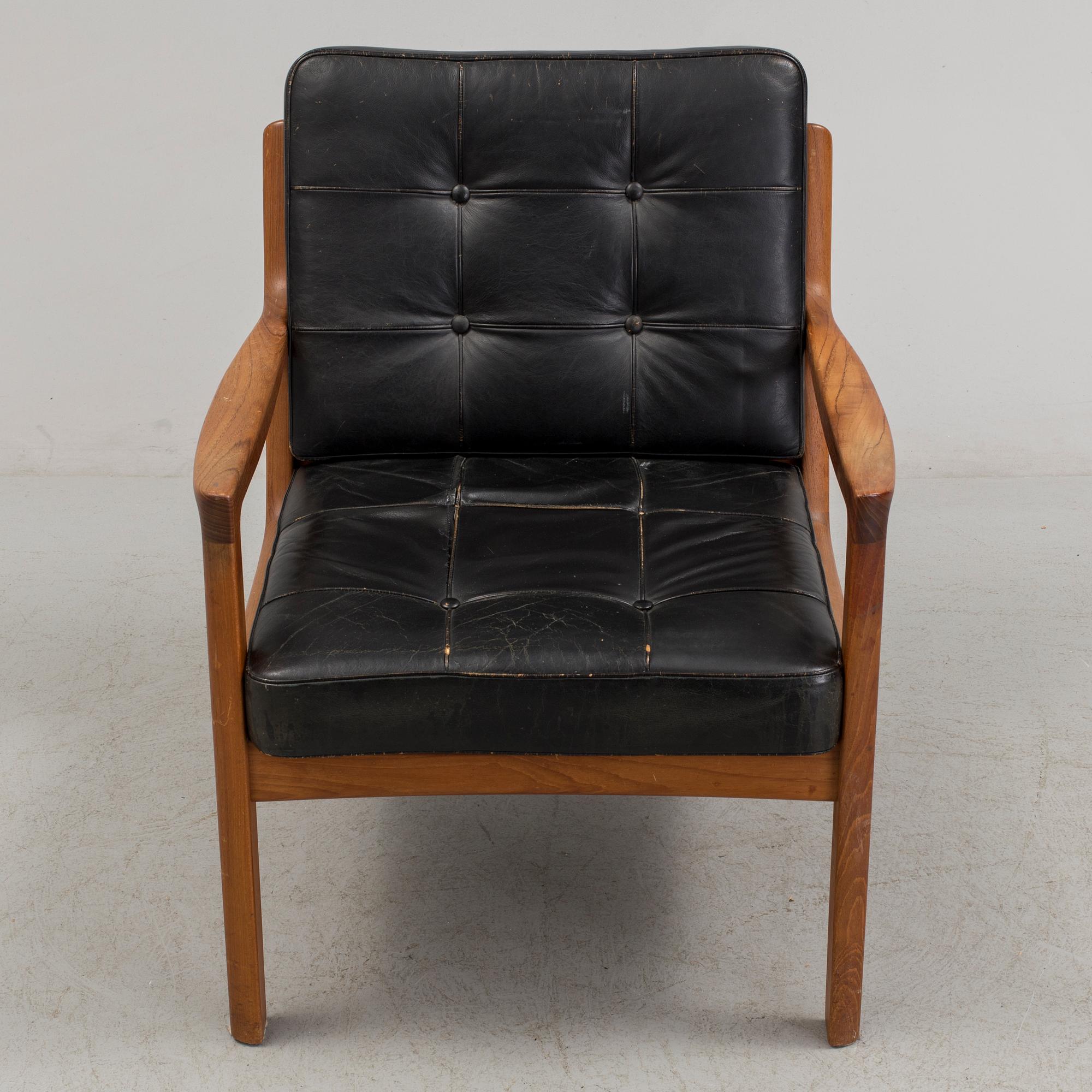 OLE WANSCHER, fåtölj, "Senator", France & Son, Danmark, 1900-talets andra hälft.