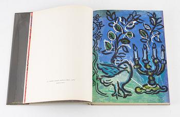 Marc Chagall, bok, "Vitraux Pour Jéruslem", utgiven av André Sauret, Monte Carlo, 1962.