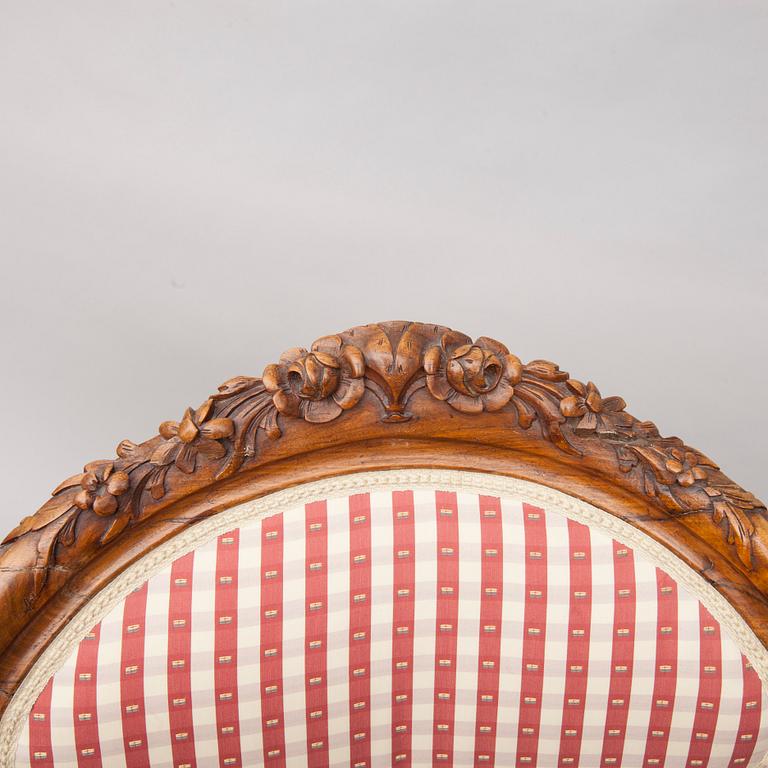 NOJATUOLIPARI, rokokootyyli, 1800-luvun loppu.