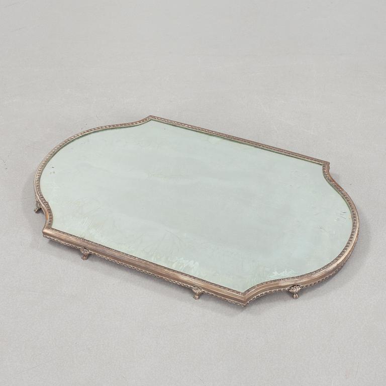 An 800 silver table mirror from Austria, first half of the 20th century.