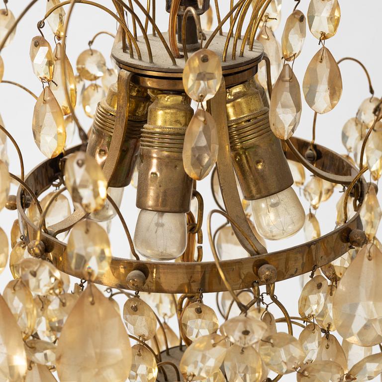 A Gustavian style chandelier, first half of the 20th Century.