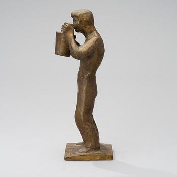 UNO ARO, SCULPTURE, bronze, signed U. Aro.